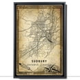 thumbnail image 2 of Sudbury Vintage Map Prints Canvas, Ontario Map Art Canvas, Canvas, Sudbury Map City style vintage Canvas , Canvas Wall Art, Street Map Artwork Canvas, 2 of 6