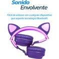 thumbnail image 2 of Audífonos Inalámbricos Hanylish Bluetooth 5.0, Plegables, Púrpura, 2 of 5