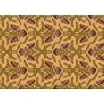 thumbnail image 1 of Ahgly Company Indoor Rectangle Patterned Mahogany Brown Area Rugs, 7' x 10', 1 of 6