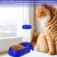 thumbnail image 4 of Comedero de agua para mascotas de 350 ml, creativo, para gatos, herramienta para beber, suministros para mascotas (azul), 4 of 6