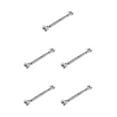 thumbnail image 2 of Youkk Marine 304 Acier Inoxydable Mâchoire/mâchoire Fermé Corps Tourniquet Rigging Vis Argent 8mm 5Set, 2 of 6