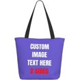 thumbnail image 1 of Custom Tote Bag With Logo Photo, Custom Bag, Personalized Shopping Bags Reusable Grocery Bags Bulk For Work Travel Gifts, 1 of 8