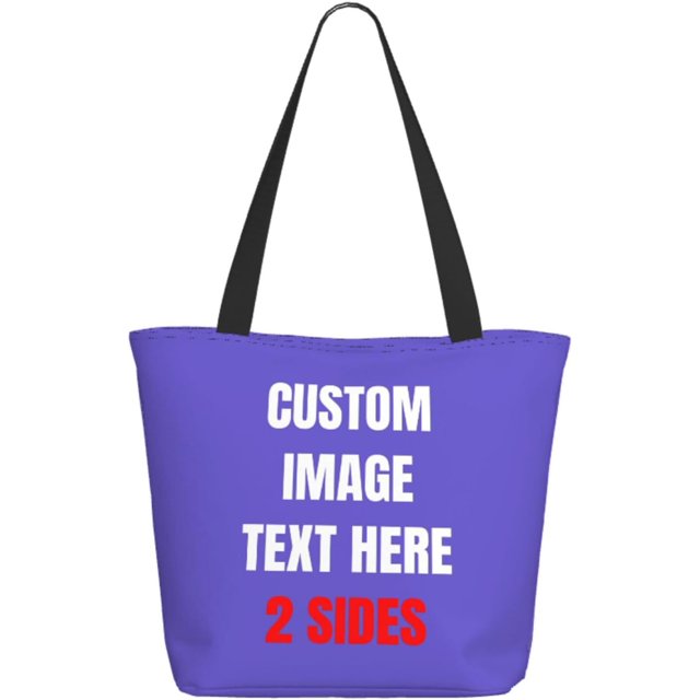 Custom Tote Bag With Logo Photo, Custom Bag, Personalized Shopping Bags Reusable Grocery Bags Bulk For Work Travel Gifts