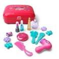 thumbnail image 4 of Rirool Girls Beauty Salon Toy Set - Pretend Play Hair Stylist Kit with Hair Dryer, Makeup & Accessories - Princess Birthday Gift for Ages 3+, 4 of 7