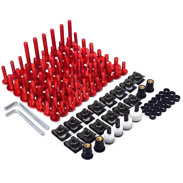 Kit De Pernos Para Motocicleta Deportiva, Clips De Sujeción, Tornillos, Accesorios Para Motocicleta 116 Uds. Scienceny VI009221-01