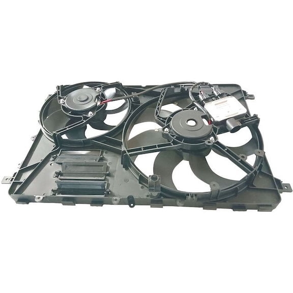 Dual Radiator and Condenser Fan Assembly - Compatible with 2010 - 2017 Volvo XC60 3.2L 6-Cylinder 2011 2012 2013 2014 2015 2016