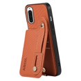 thumbnail image 3 of Kickstand Cover For Sony Xperia 10 V Carbon Fiber Texture PU+TPU Card Holder Phone Case, 3 of 4