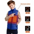 thumbnail image 2 of DxhmoneyHX Kids Puffer Heated Vest Cute Fashion Youth Unisex Lightweight Warm Vests with 10 Heating Zones Zip Up Sleeveless Winter Heating Coat with Pockets, 2 of 9