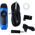 thumbnail image 1 of Electric, 4.3 Professional with Pickup & Adapter, Adjustable Tone Musical Instruments, Colorful Kazoos with Flute Diaphragms, Food Grade Mouthpiece for Music Lovers (Blue), 1 of 1
