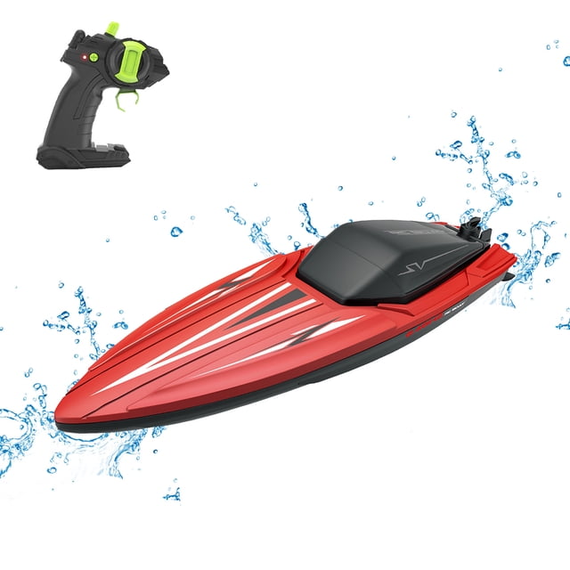 Cameland Remote Control Speedboats Wireless Electric Long Life High Speed 2.4G Rechargeable Speedboat Water Remote Control Toy,Racing High Speed Remote Control Yacht