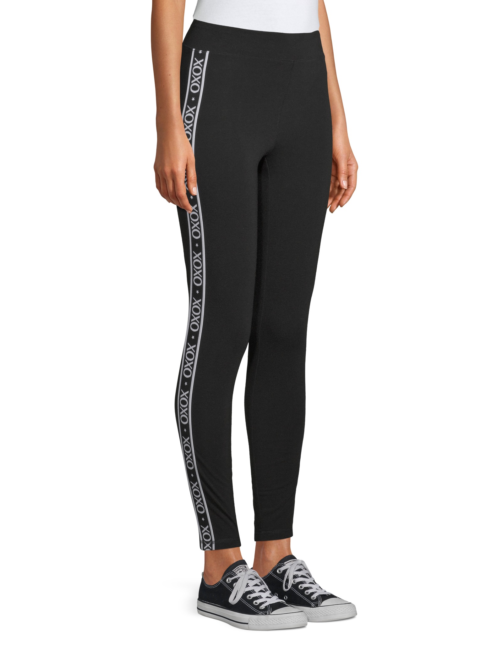 Juniors' XOXO Side Stripe Leggings 
