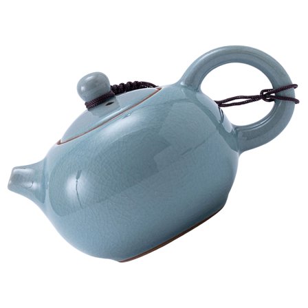 KALLORY Sky Ceramic Porcelain Teapot for Home Use Easy to Clean Tea Pot
