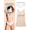 thumbnail image 6 of COMFREE Camisoles for Women with Built in Bra Slimming Cami Shaper Tummy Control Tank Top Shapewear Body Shaper, 6 of 7