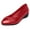 Red, variant on TOWED22 Flats For Women,Women's Flats Comfort Slip on Flat Ballerina Square Toe Ballet Shoes,Black