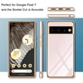 thumbnail image 4 of Compatible with Google Pixel 6 Pro 5G Case (6.7 inch) Ultra-Thin Shockproof Phone Cases Slim Soft Flexible TPU Silicone Protective Cover - Pink, 4 of 6