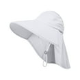 thumbnail image 2 of Kmdttou Sun Hat With Shawl Female Outdoor Riding With Hollow Top Sun Hat Gifts For Women,Foldable Travel Visor Hat, 2 of 7