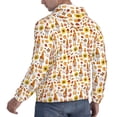 thumbnail image 3 of KLL Gnomes Autumn Harvest Print Mens Hoodie Long Sleeve Casual Pullover Hooded Sweatshirt Fashion Drawstring Hoodies with Pocket-3X-Large, 3 of 6