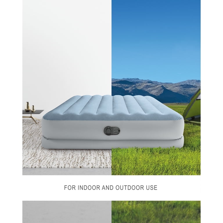 Intex 64159E Queen Dura-Beam Plus Mid-Rise Air Mattress Fiber-Tech