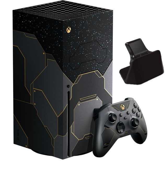 Microsoft Xbox Series X Halo Infinite Limited Edition Console Bundle With Stand Walmart Com