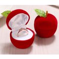 thumbnail image 2 of Caso de Regalo Caja de Joyería Pendiente Pendiente Collar Preciosa Forma de Roja Sunnimix Caja de joyería, 2 of 6