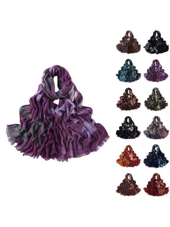 Women's Cotton Scarves Cotton Women's Fashion Long Mulberry Silk Satin Neck Scarf Sunscreen Shawl Wrap Headscarf Brown,One Size
