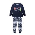 thumbnail image 2 of Qiylii Christmas Family Matching Pajama Set Parents-Child Long Sleeve T shirt Pants Sleepwear Nightwear Outfits, 2 of 6