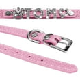 thumbnail image 5 of Skksst Bling Sequins Rhinestone Personalized Pet Collar Dog Cat PU Leather Collar DIY Accessories, 5 of 5