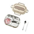 thumbnail image 2 of Bento Box,Bento Box Adult Lunch Box,Bento Lunch Box for,Portable Stainless Steel Lunch Box,Insulation Box,Lunch Box,Outdoor Lunch Box, 2 of 5