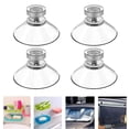thumbnail image 2 of Wall Mount Threaded Suction Cup, Non-slip Fixing Strong Transparent Suction Cup M4 Thread, 40mm Suction Cup, Suitable for Home, Kitchen, Furniture Installation 4pcs, 2 of 8