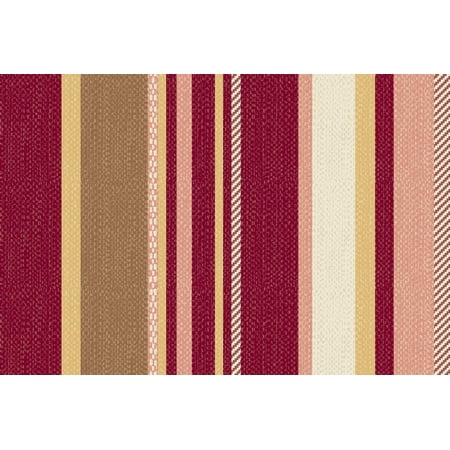 UPC: 0810056074807 | Better Homes & Gardens Stripe Merlot 8 Yards by the Bolt 54  Width 100% Cotton Fabric