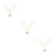 thumbnail image 4 of Sonducket Collar de plata de ley 925 simple y exquisito con mariposas dobles y mano de obra es oro fino Type1 NO1, 4 of 6