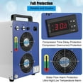 thumbnail image 5 of 6L Dual Industrial Water Chiller 0.9hp 2.6gpm Water Cooling System CW-5200 Water Cooler w 2 Inlets & Outlets to Chill Two 60W 70W 80W 90W 100W 120W 150W CO2 Laser Engraving Machines, 5 of 9
