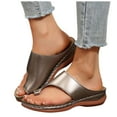 thumbnail image 1 of Orthopedic Sandals for Women 2025 Comfortable Arch Support Walking Flip Flops Arch Support Dress Slides, 1 of 6