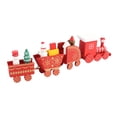thumbnail image 2 of Xmas Wooden Four Section Small Train Xmas Tree Decoration Xmas Themed Toy Gift, 2 of 5