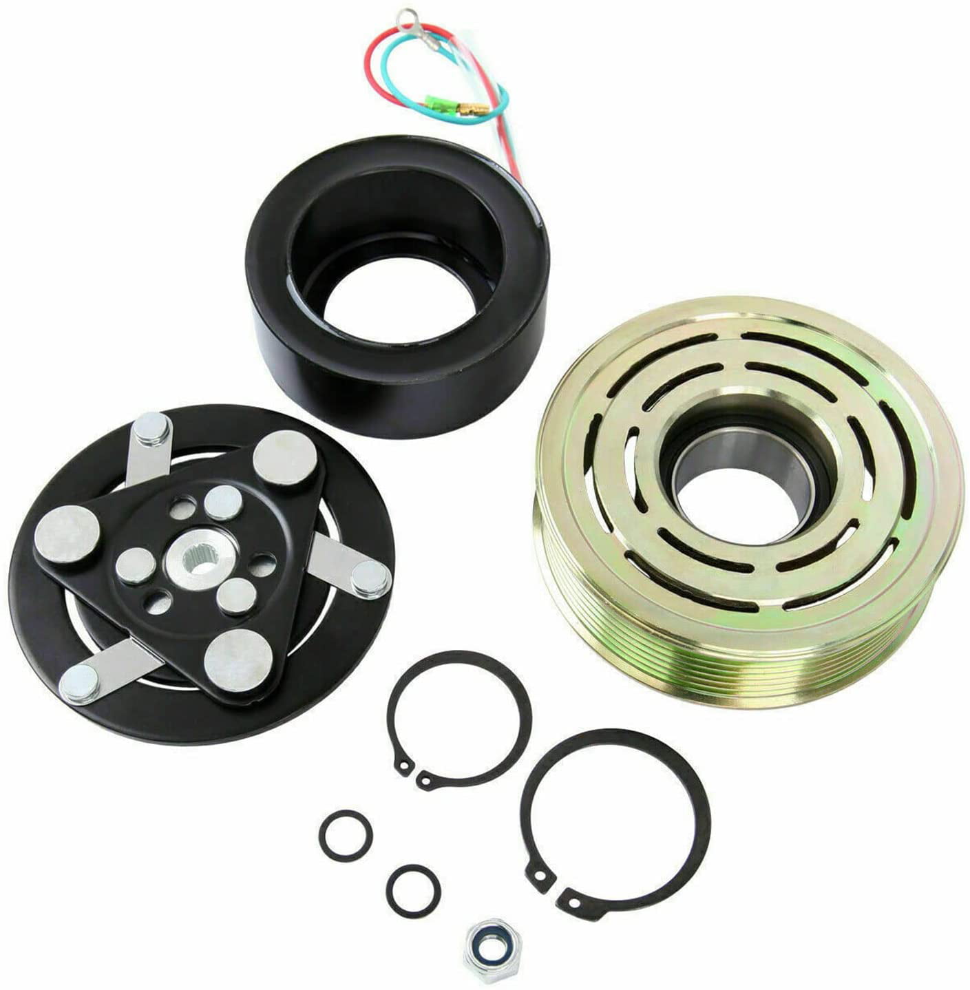 JADODE A/C Compressor Clutch Kit Pulley Coil Replacement for Honda CR-V ...