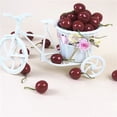 thumbnail image 4 of Cerezas Artificiales Sincero Modelo Fruta Realista Decoración Fiesta Cocina Paquete de 25, 4 of 5