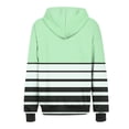 thumbnail image 4 of Winter Coats for Women Fall Outfits for Women 2025 Casual Printed Zippered Long Sleeved Hooded Sweater Jacket Top, 4 of 6