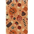 thumbnail image 5 of Coolnut Halloween Holiday Background Thermal Insulated Blackout Grommet Printed Window Curtain, 84"x55" 100% Polyester for Living Room Home Decoration, 2 Panels, Stitching styles, 5 of 6