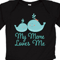 thumbnail image 4 of Inktastic My Meme Loves Me Whale Grandchild Boys or Girls Long Sleeve Baby Bodysuit, 4 of 5