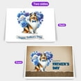 thumbnail image 2 of Collie Proud Dad Happy Father's Day 7x5in Folded Greeting Card Collie Dog Lover Gifts Idea Single Note Card with Envelope - 02008, 2 of 5