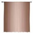 thumbnail image 2 of Chocolate Ombre Semi Sheer Curtains Drapes for Living Room, Bedroom, French Doors Window 63 Inches Long, Modern Gradient Abstract Art Rod Pocket Chiffon Curtain Drapery Voile Draperies Panel, 2 of 6