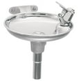 thumbnail image 2 of Haws 1152 Polished Stainless Steel Wall Mounted Drinking Fountain Round Bowl, 2 of 2