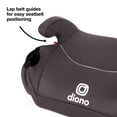 thumbnail image 4 of Diono Solana - Pack of 2 Backless Booster Car Seats, Black, 4 of 10