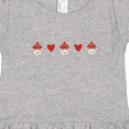 thumbnail image 4 of Inktastic Sock Monkey Heart Border Girls Toddler Dress, 4 of 5