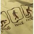 thumbnail image 5 of Crawl Walk Hockey Street Sign Humor Toddler Boy Girl T Shirt Infant Toddler Brisco Brands 12M, 5 of 6