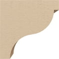 thumbnail image 3 of 2"W x 4"D x 4"H Classic Garner Rough Cedar Woodgrain TimberThane Corbel, Primed Tan, 3 of 6
