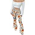 thumbnail image 2 of Ailaofu Women's High Waist Wide Leg Long Palazzo Bell Bottom Yoga Pants, 2 of 7