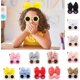 thumbnail image 3 of Juego de 2 gafas de sol KAIYANG para niños y diademas con lazos rosa amarillo, 3 of 5