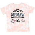 thumbnail image 3 of Inktastic Memaw Grandma Loves Me Girls Toddler T-Shirt, 3 of 5