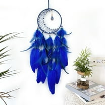 SHIMELE Dreamcatcher Wall Hanging Woven Decor Pendant Healing Gift Colorful Feathers Blue Purple Home Decoration Spiritual Ornament
